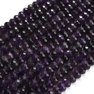 Natürlichen Amethyst Perlen Stränge&nbsp;G-C280-A07-02-1