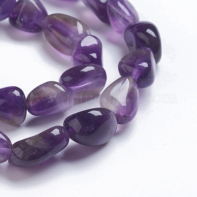 Natürlichen Amethyst Perlen Stränge&nbsp;G-G841-A02-1