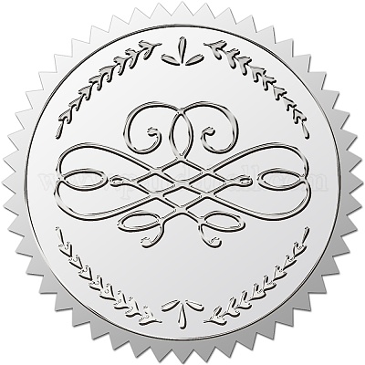 CRASPIRE 100pcs Embossed Gold Foil Certificate Seals Qatar - View #10