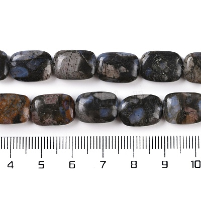 Brins de perles de glaucophane naturel&nbsp;G-C141-C01-01-1