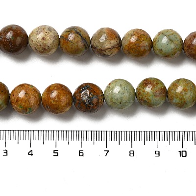 Natürliche gelbe Chrysokoll-Perlenstränge&nbsp;G-H298-A07-05-1