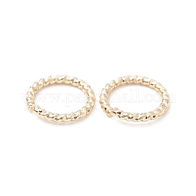 Wholesale PH PandaHall 300pcs 14K Gold Plated Jump Rings