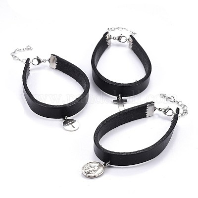 Cow Leather Bracelet Necklace Choker