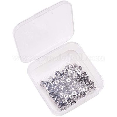 Shop PandaHall About 200 Pieces 304 Stainless Steel Ear Nuts