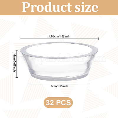 32 Stück Polystyrol-Mini-Ball-Display-Basen&nbsp;ODIS-GO0001-15-1