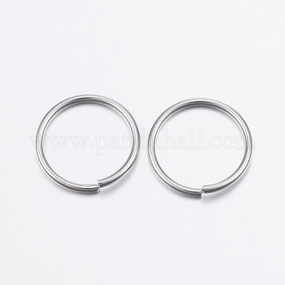  Pandahall 1000Pcs Stainless Steel Open Jump Rings 10mm