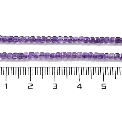 Natürlichen Amethyst Perlen Stränge&nbsp;G-J400-A03-01-1