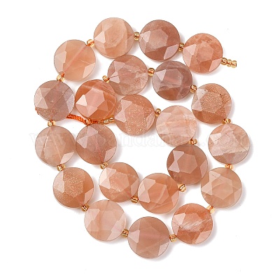Natürliche sunstone Perlen Stränge&nbsp;G-L654-N01-01-1