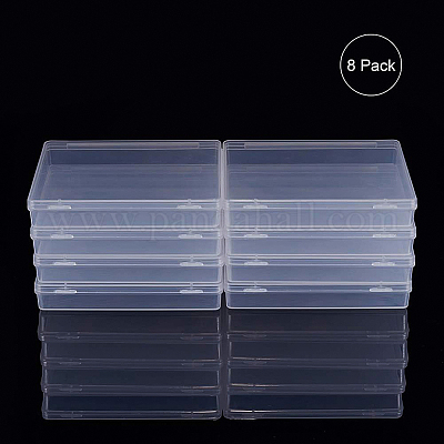 Contenants de perles en plastique transparent&nbsp;CON-BC0004-63-1