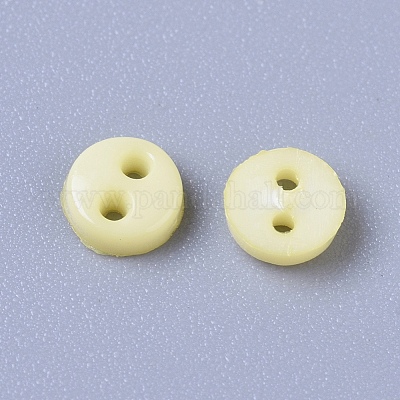 Bottone piccolo in nylon&nbsp;BUTT-WH0014-28N-1