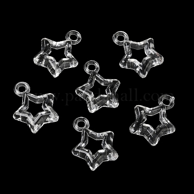 Pendentifs en acrylique transparent &nbsp;OACR-C016-20-1