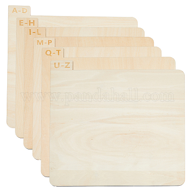 Planches de divination en bois&nbsp;WOOD-WH0042-07-1