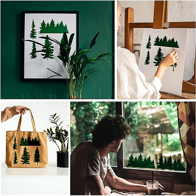 Stencil Metallo BENECREAT - 4 Pezzi, Numeri E Lettere, Per Legno, Incisione, Scrapbooking