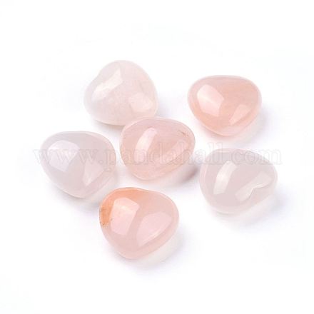Piedra de amor de corazón de aventurina rosa natural G-K290-12-1