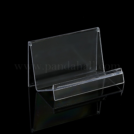 1-ярусные прозрачные акриловые подставки для бумажника ODIS-WH0038-12-1
