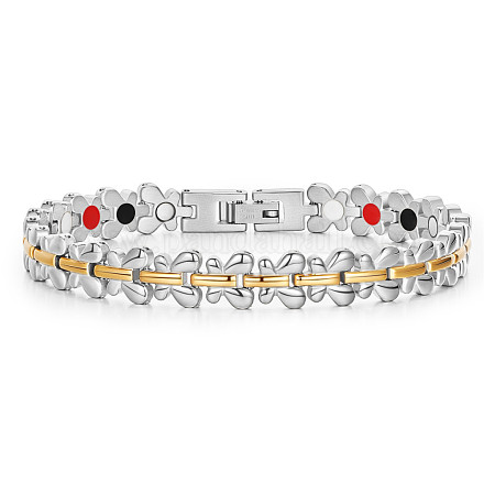 Bracelets de bracelet de montre en acier inoxydable Shegrace JB655C-1