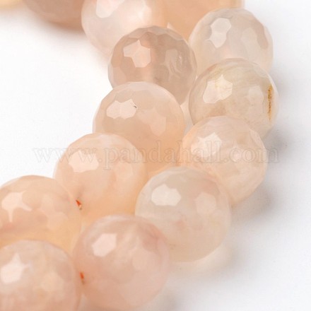 Chapelets de perles de sunstone naturelle naturelles G-F261-06-8mm-1