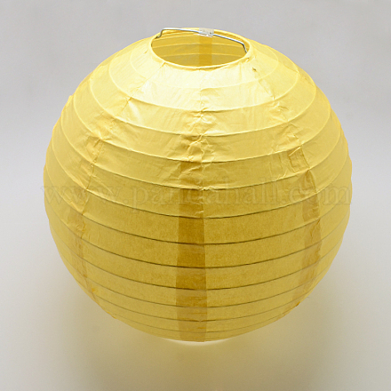 Accesorios de decoración linterna de bolas de papel AJEW-Q103-03C-01-1