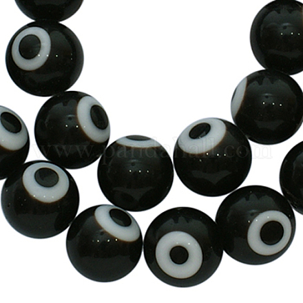 Perles vernissées manuelles X-DF019Y-06-1