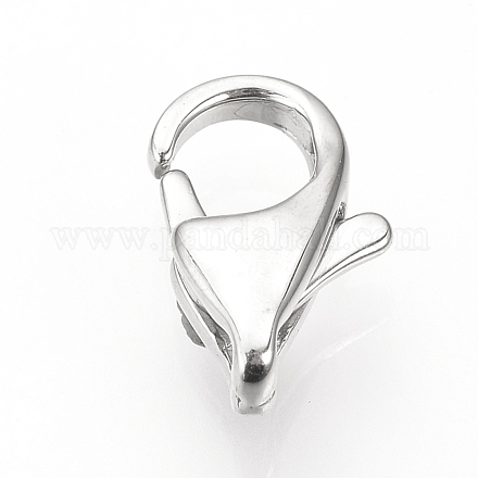304 Stainless Steel Lobster Claw Clasps STAS-T003-PJ054-9-1