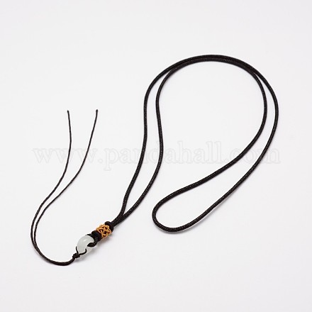 Nylon Thread Necklace Making NWIR-I008-09-1