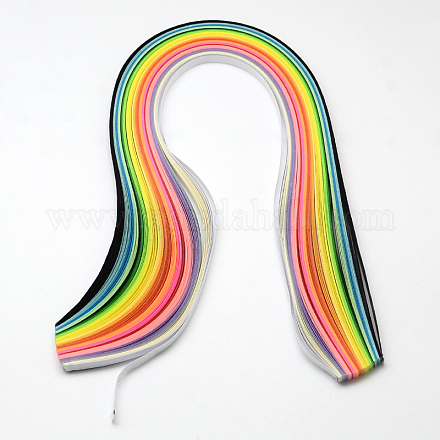150Strips Mixed Colors 5MM Wide Quilling Paper Strips DIY-R025-05-1