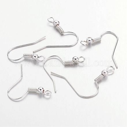 Crochets de boucles d'oreilles en fer X-J07JW-S-1