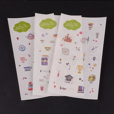 Бумажные наклейки DIY-F019-B01-1