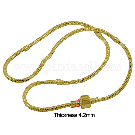 Brass European Bracelet Markings PPJ016Y-19-G-1