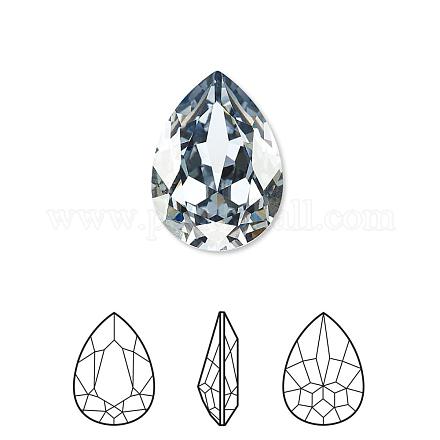 Diamantes de imitación de cristal austriaco 4320-8x6mm-001BLSH(F)-1