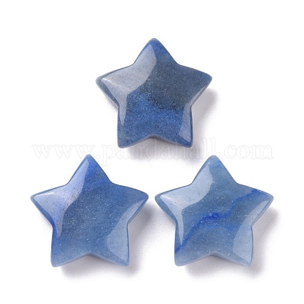 Perles d'aventurine bleues naturelles G-P469-12A-09-1