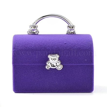 Женская сумка с бархатными шкатулками в форме медведя VBOX-L002-E01-1