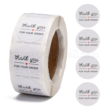 Adesivi per etichette adesive di ringraziamento da 1 pollice DIY-J002-C03-1