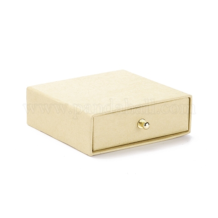 Boîte à bijoux à tiroir en papier carré CON-C011-03A-06-1
