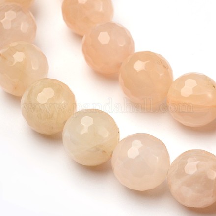 Natural Sunstone Beads Strands G-L377-33-12mm-1