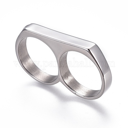 304 Stainless Steel Finger Rings RJEW-O032-13P-1