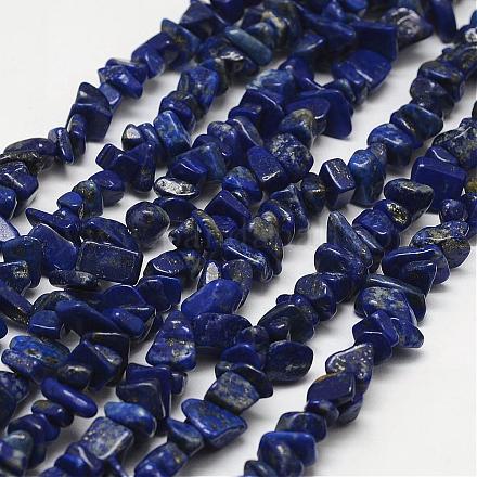 Chapelets de perles en lapis-lazuli naturel G-F328-15-B-1