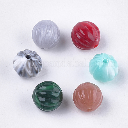 Perles ondulées acryliques X-OACR-T011-48-1