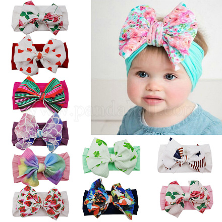 Elastische Baby-Stirnbänder aus Nylon OHAR-S197-059-1