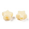 Opaque Acrylic Beads, Star, Light Goldenrod Yellow, 9x9.5x5.5mm, Hole: 2.5mm, about 2050pcs/500g