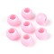 Opaque Acrylic Beads, Round, Pearl Pink, 12x9.8mm, Hole: 6.5mm, about 850Pcs/500g