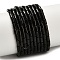 Natural Obsidian Beads Strands, Column, 5x3mm, Hole: 1mm, about 72pcs/strand, 15.04''(38.2cm)