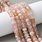 Natural Cherry Blossom Agate Beads Strands, Mixed Shapes, 6~8.5x5~12mm, Hole: 0.8~1mm, about 32~73pcs/strand, 14.72''~15.16''(37.4~38.5cm)