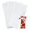 PandaHall Elite 200pcs Clear Rectangle OPP Cellophane Bags For Cookie,Candy And Small Item Storage, 25x8cm