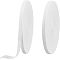 Cotton Cotton Twill Tape Ribbons, Herringbone Ribbons, for for Home Decoration, Wrapping Gifts & DIY Crafts Decorative, White, 3/8