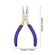 BENECREAT 6 in 1 Bail Making Pliers 6Inch Carbon Steel Wire Forming Bail Making Shaping Jump Ring Pliers for Jewelry Crafts Making PT-BC0002-17-3