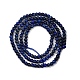 Natürlicher Lapislazuli Perlenstränge&nbsp;G-RM250101-B37-4