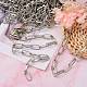 Iron Paperclip Chains CH-R026-19x8mm-P-3