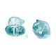 Transparent Spray Painted Glass Beads GLAA-N035-023-C02-4