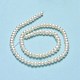 Fili di perle di perle d'acqua dolce coltivate naturali PEAR-A005-03A-01-3